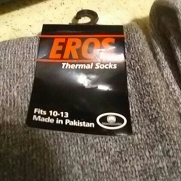 Men's Thermal Socks by EROS. Size 10-13 (SOLD) - Picture 2 of 2